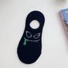 1/5 Pairs Cartoon Funny Boat Socks Women's Socks Summer Thin Invisible Low-Cut Cute Short Socks Trendy Monster