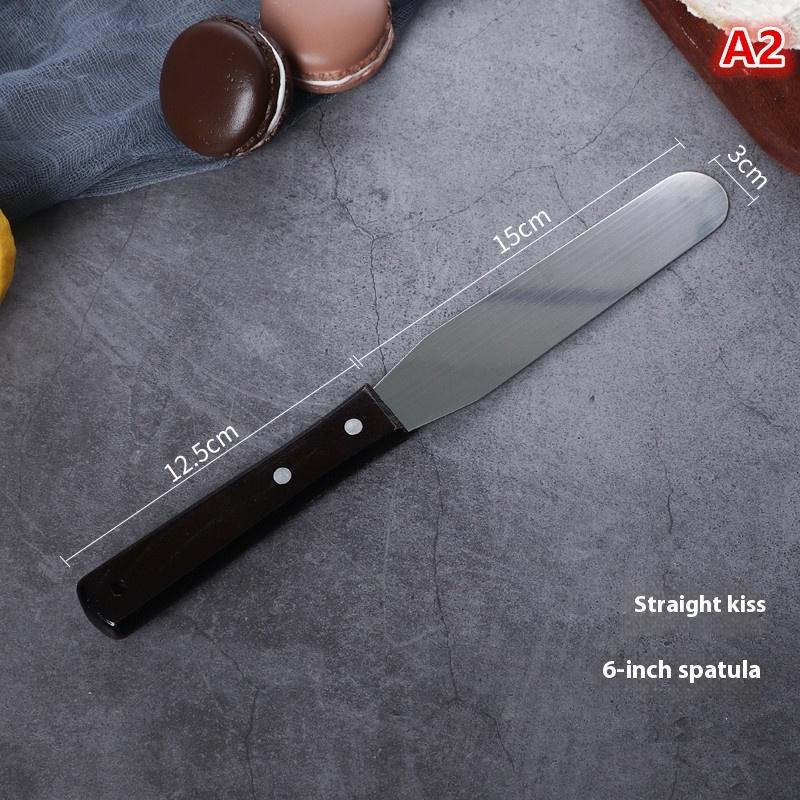 4/6/8/10 Zoll Edelstahl Kuchenspatel Buttercreme Icing Zuckerguss Messer Glätter Pinsel Küche Gebäck Kuchen Dekorationswerkzeuge