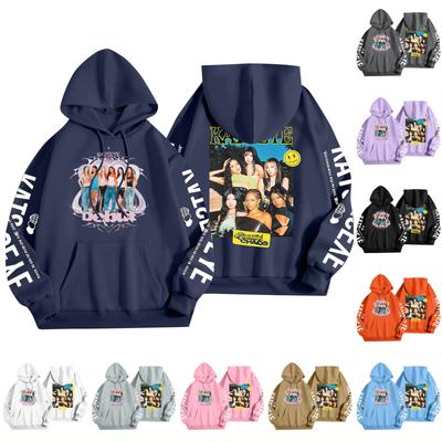 Unisex Fashion Lightweight Long Sleeve Pullover With Pockets Printed Hoodie