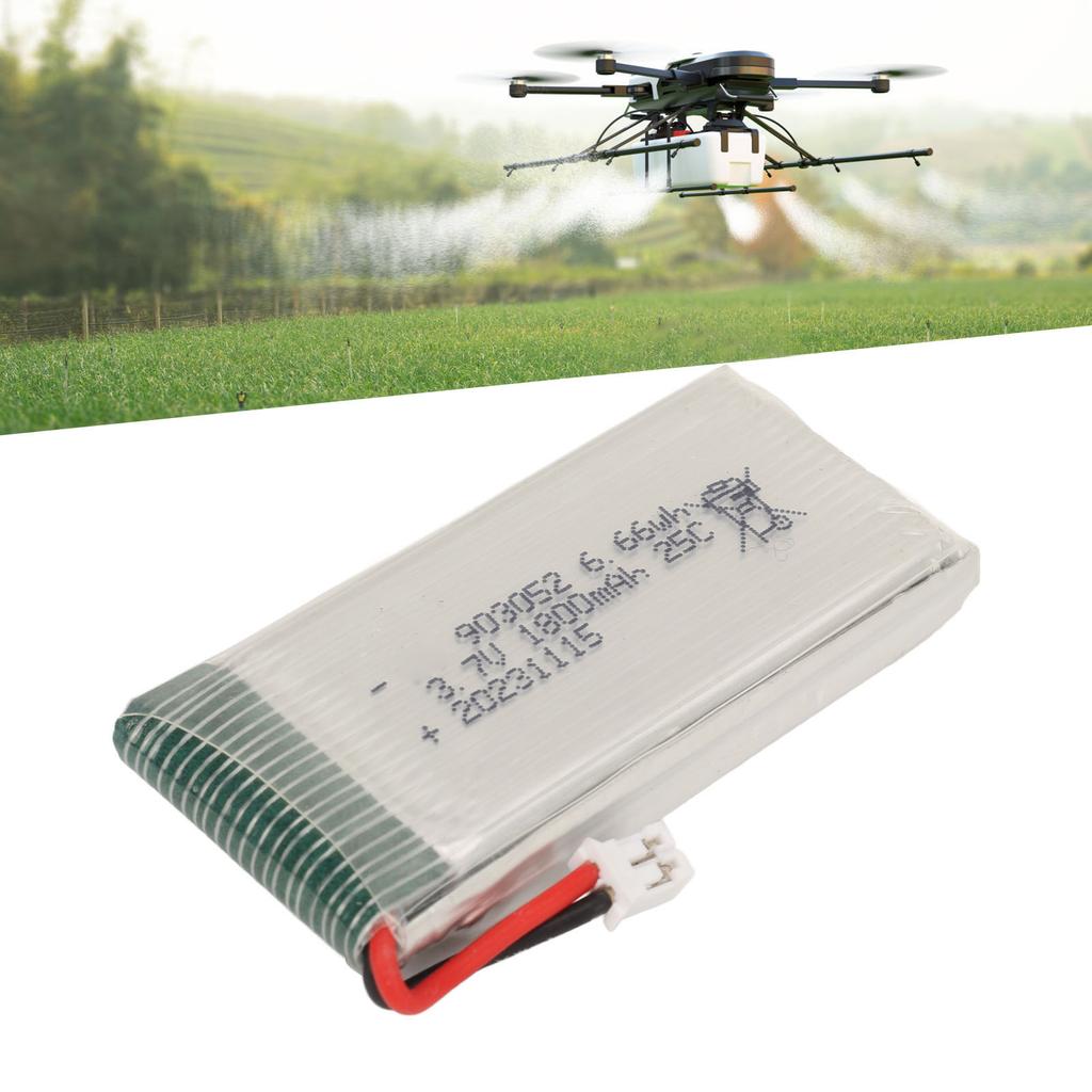 903052 Drone Lithium Battery 3.7V 1800mAh 25C High Speed with PH2.0 Plug Drone Li Polymer Battery for X5SW Drone