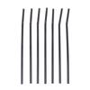100Pcs Drinking Straws Black Flexible Wedding Party Supplies Drinking Straws Kitchen
