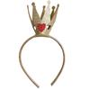 Süßes Barock-Stil Krone Stirnband Gold Prinzessin Dess Up Krone Haarreif Diadem Haar Accessoires Fotografie