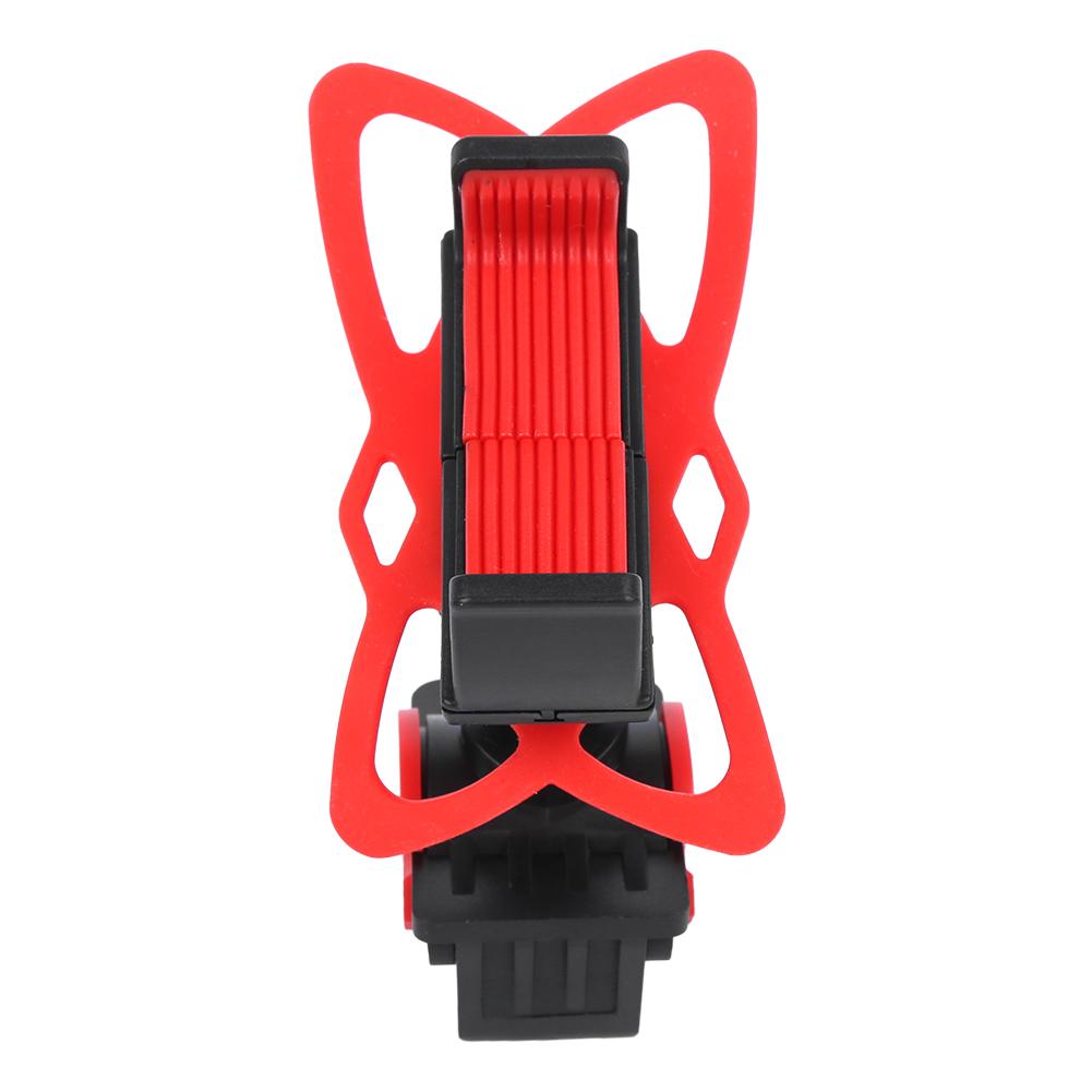 

Universal Bike Mobile Phone Bracket Red Silicone Mountain Bicycle GPS Navigator Stand Cycling