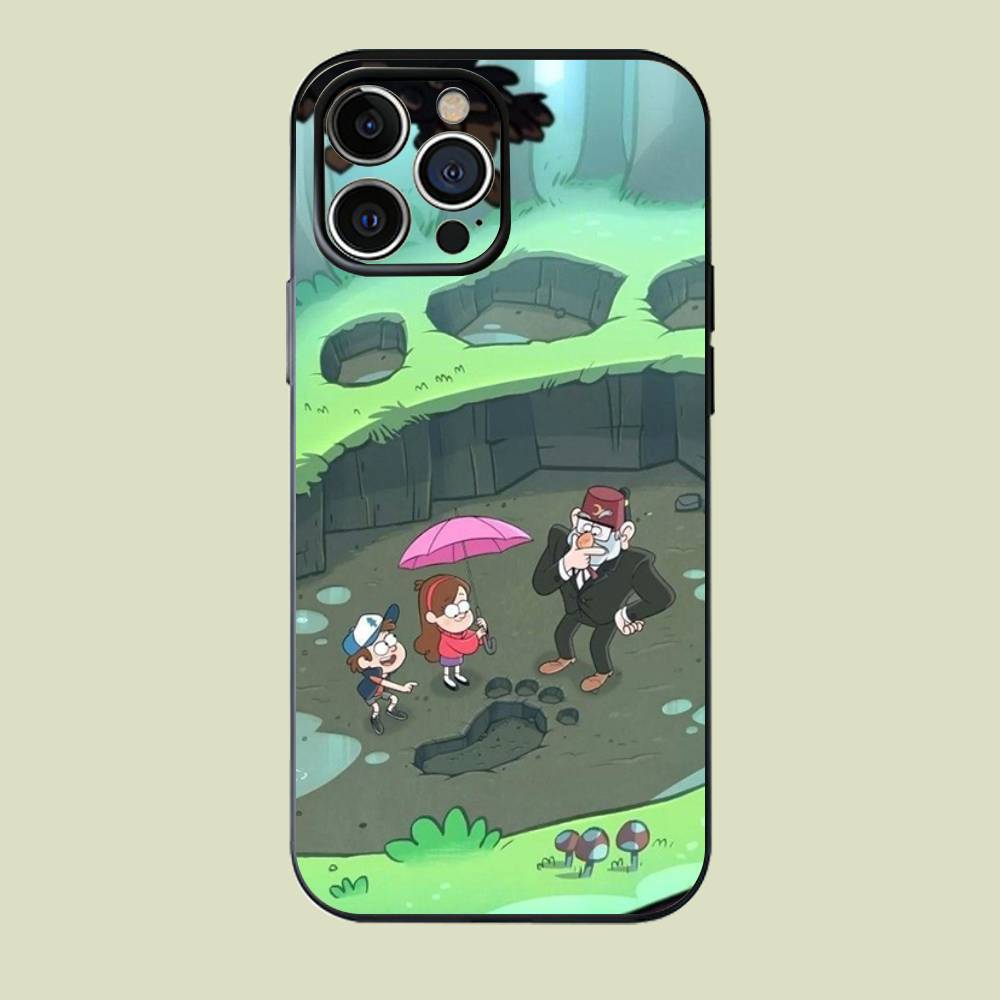 

Gravit-ty Cute Fall-ls Silicone Soft Phone Case For iPhone 17 16 15 14 13 12 Pro Max Cover iPhone13PRO