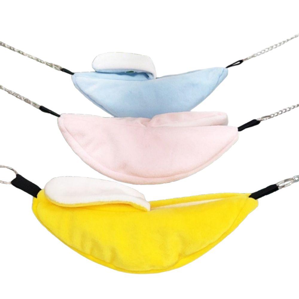 Banana Style Pet Bird Hammock Hanging Guinea Pig House New Hamster Bed  for Small Animals