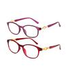 2PCS Anti-Fatigue Reading Glasses - HD Resin Lenses Blue Light Blocking Metal Hinge for Men & Women