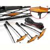 4pcs Front Grille Mesh LED Amber Lights Raptor Style For Toyota 4Runner 2014-21
