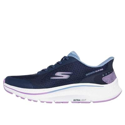 Go Run Consistent 2.0 Captiva Fashionable Versatile Simple Low-Top Running Shoes Women Sneaker Navy-Blue 128619-NVLV