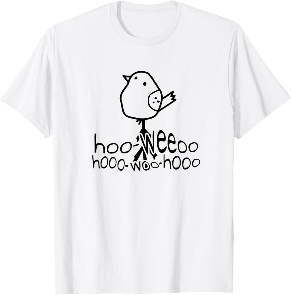 Minimalist Line Art Birdsong Morning Dove Doodle Graphic TShirt Unisex T-Shirt XL