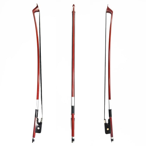 Black Horse Hair 4/4 Size Double Bass Bow French Model Wild Tone VINGOBOW 300BFB 72.5cm Brazilwood Stick