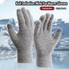 Solid Color Warm Winter Gloves Five Finger Windproof Gloves Touch Screen Gloves  For Students