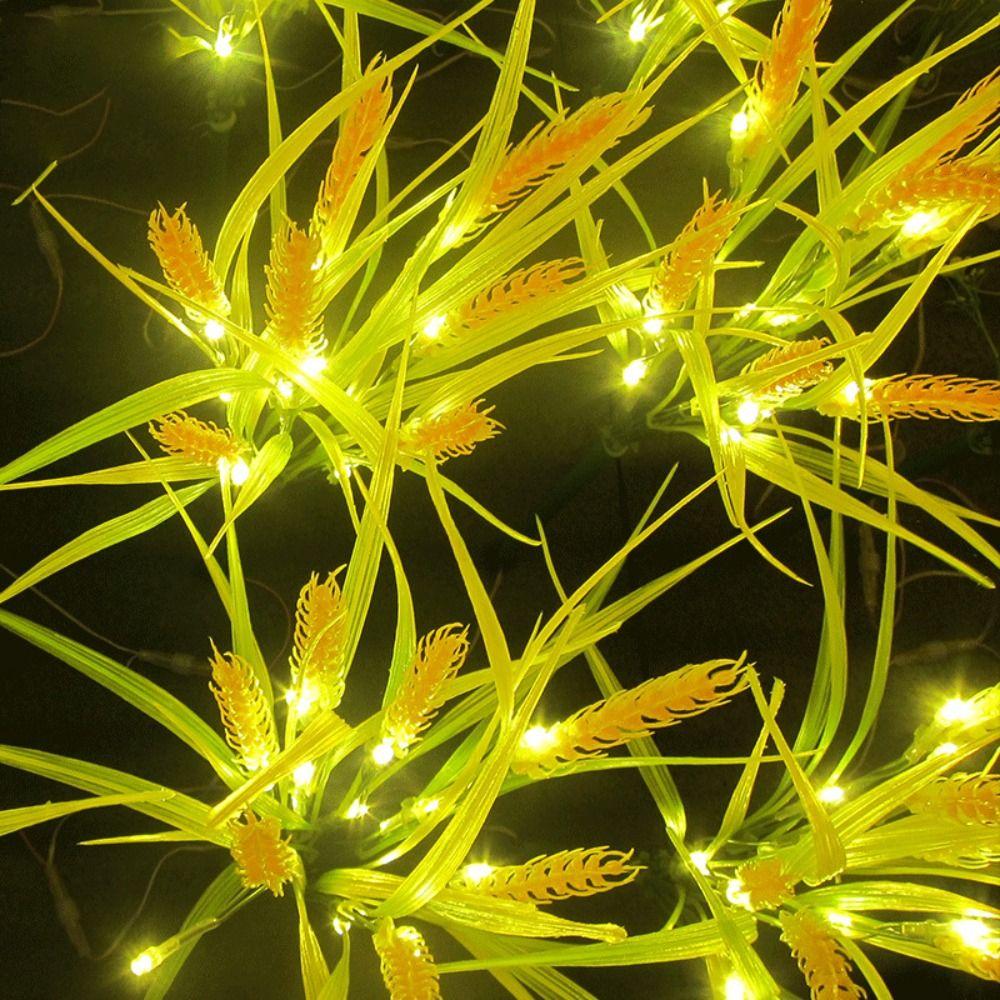 Solarbetriebene Bodenleuchte Erdspieß Weizenährenleuchte Solarleuchte Gartenbeleuchtung