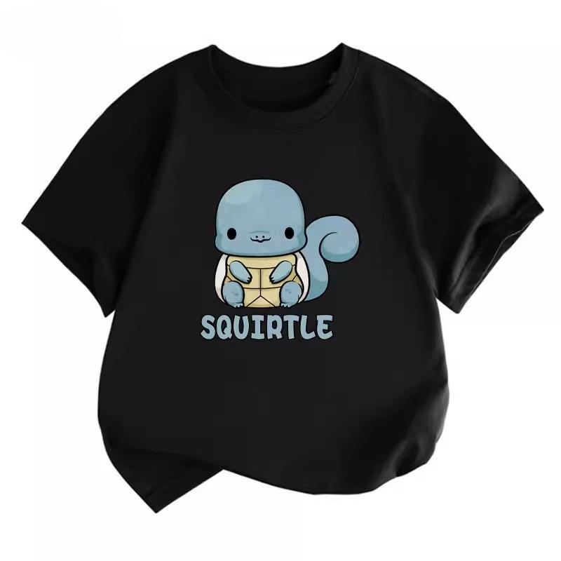 Potdemiel Summer New Pikachu Kids 100 Cotton TShirt Comfortable and Breathable Suitable for Boys and Girls