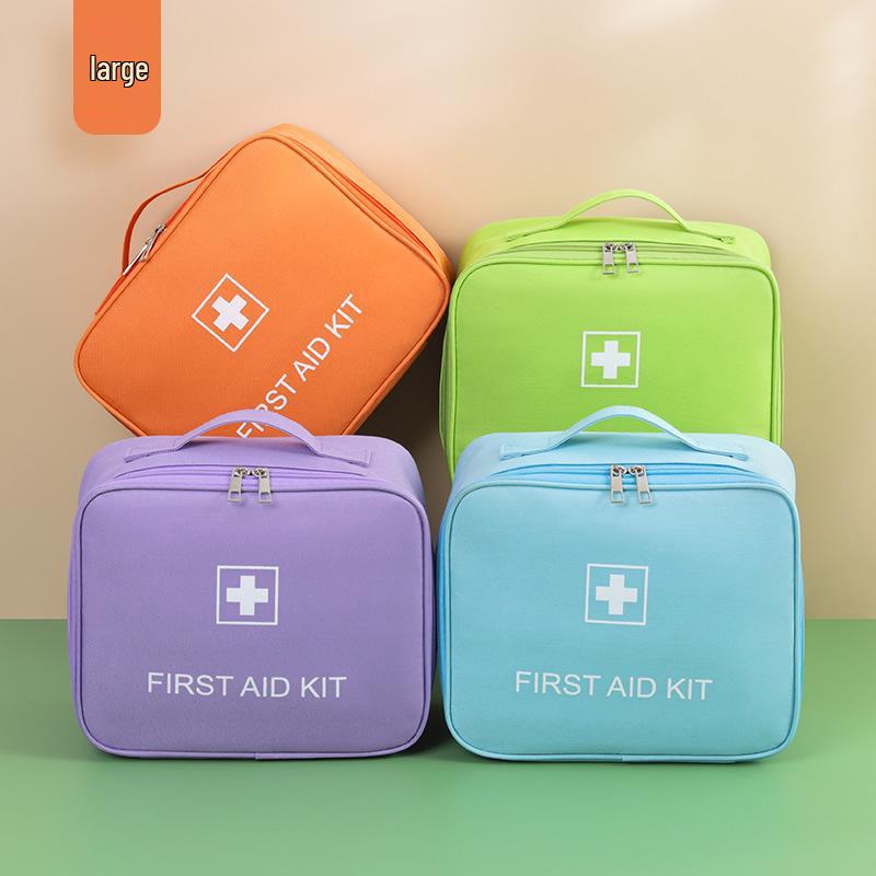 Large Capacity Travel First Aid Kit & Portable Medicine Storage Bag