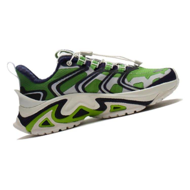 Li Ning Cat Paw ACE Trendy Cushioning Slip Resistant Abrasion Resistant Lightweight Low Top Casual Shoes Women's Green AZGS026-2