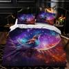 Fantasy Bird Animal Print Bed Three-Piece Set, Bedding, Digital Print Bedding