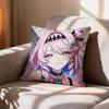 COOL DDenia Hiyuki WuWa Wuthering   Pillow Case Pattern Printed Pillowcase For Living Room Sofa Cushion Cover