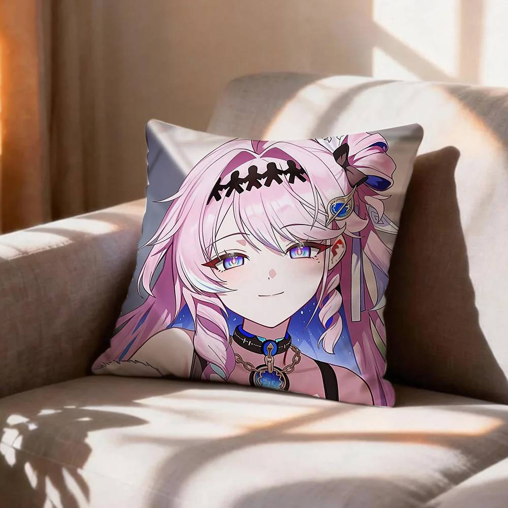 COOL DDenia Hiyuki WuWa Wuthering   Pillow Case Pattern Printed Pillowcase For Living Room Sofa Cushion Cover