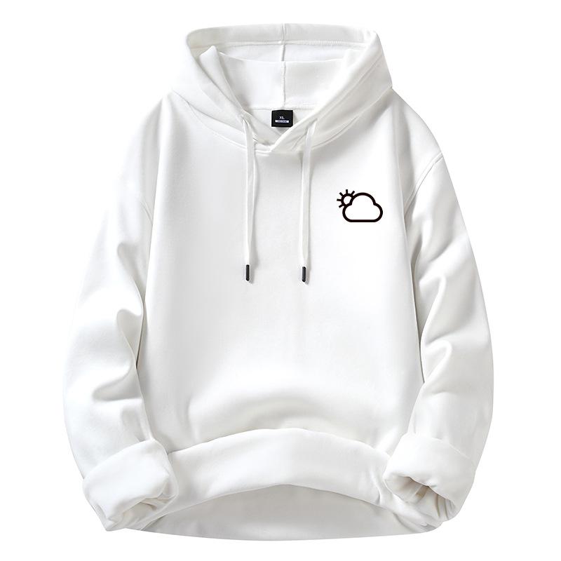 Men's Hoodie Loose Round Neck Sweatshirt Casual Hundred Sweatshirt Trendy Jacket