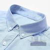 Men's Cotton Oxford Long Sleeve Shirt - Solid Color for Business Casual