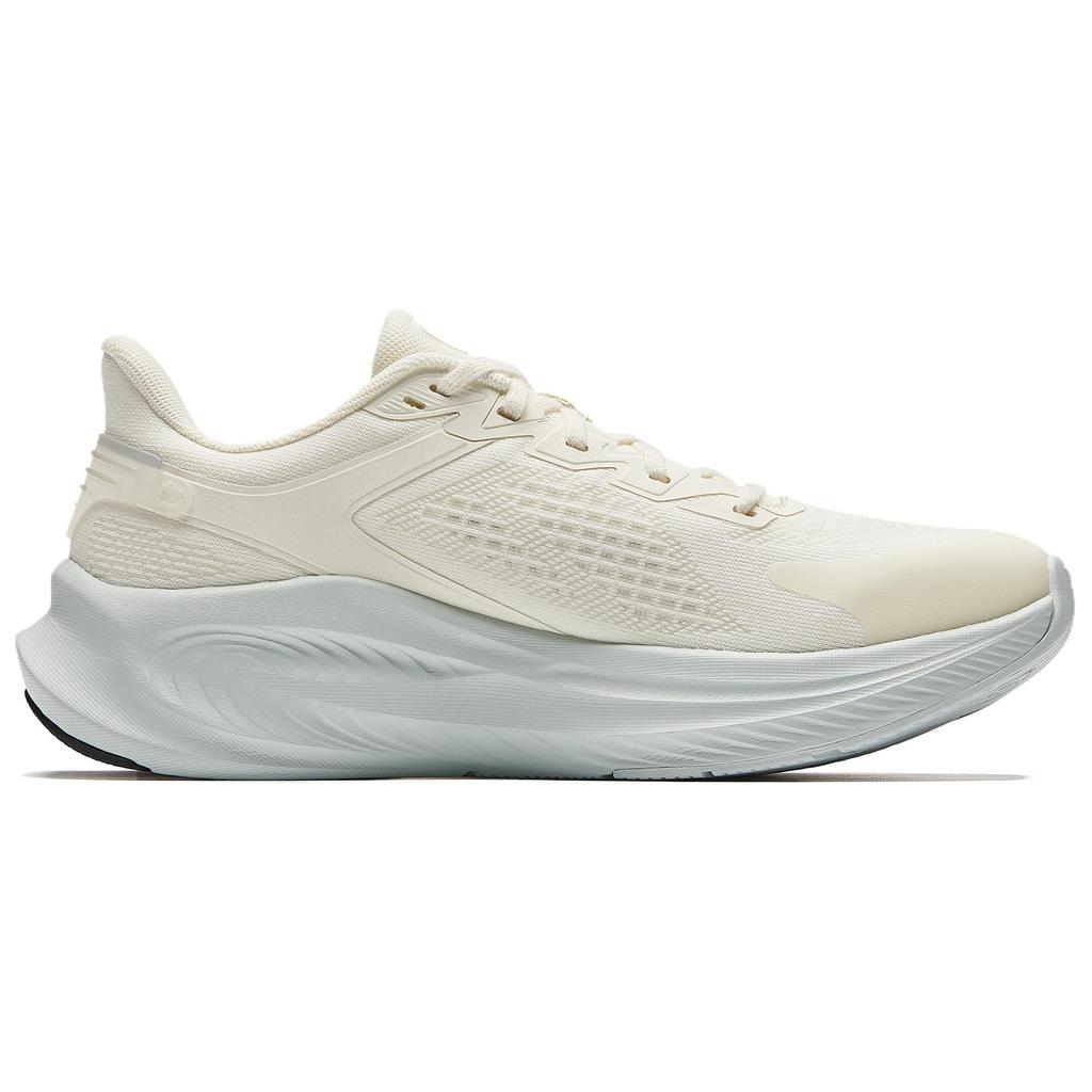 Anta Comfortable Shock Absorbing Wear Resistant Low Top Casual Running Shoes Women Sneaker Beige 922515511-9