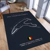 Race Track Circuit Design Carpet Mat Rug - Bahrain Monaco Nürburgring Motorsport Home Decoration Bedroom Decor Home Carpet