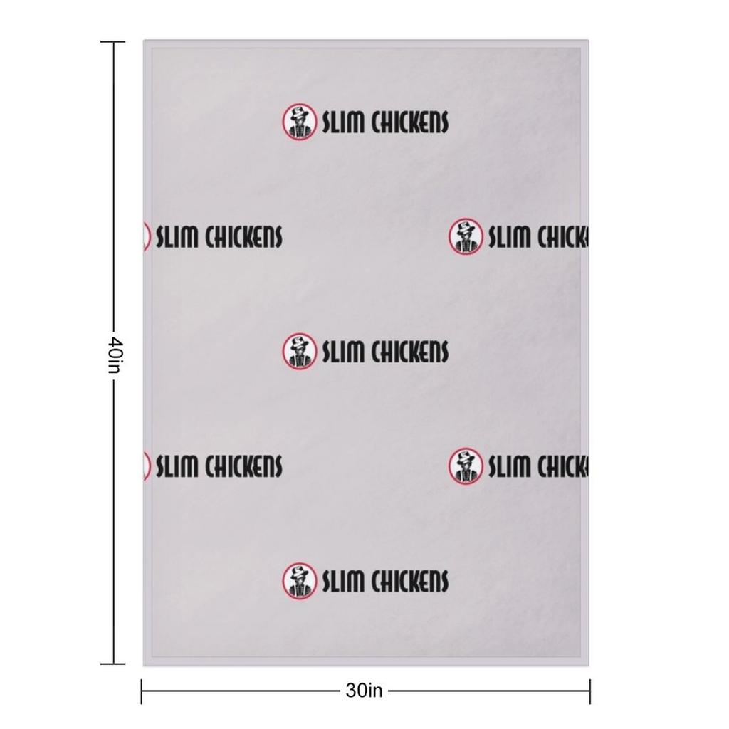 Slim Chickens Cafe Throw Blanket Flannel Fabric Decorative Sofa Soft Beds for winter Blankets