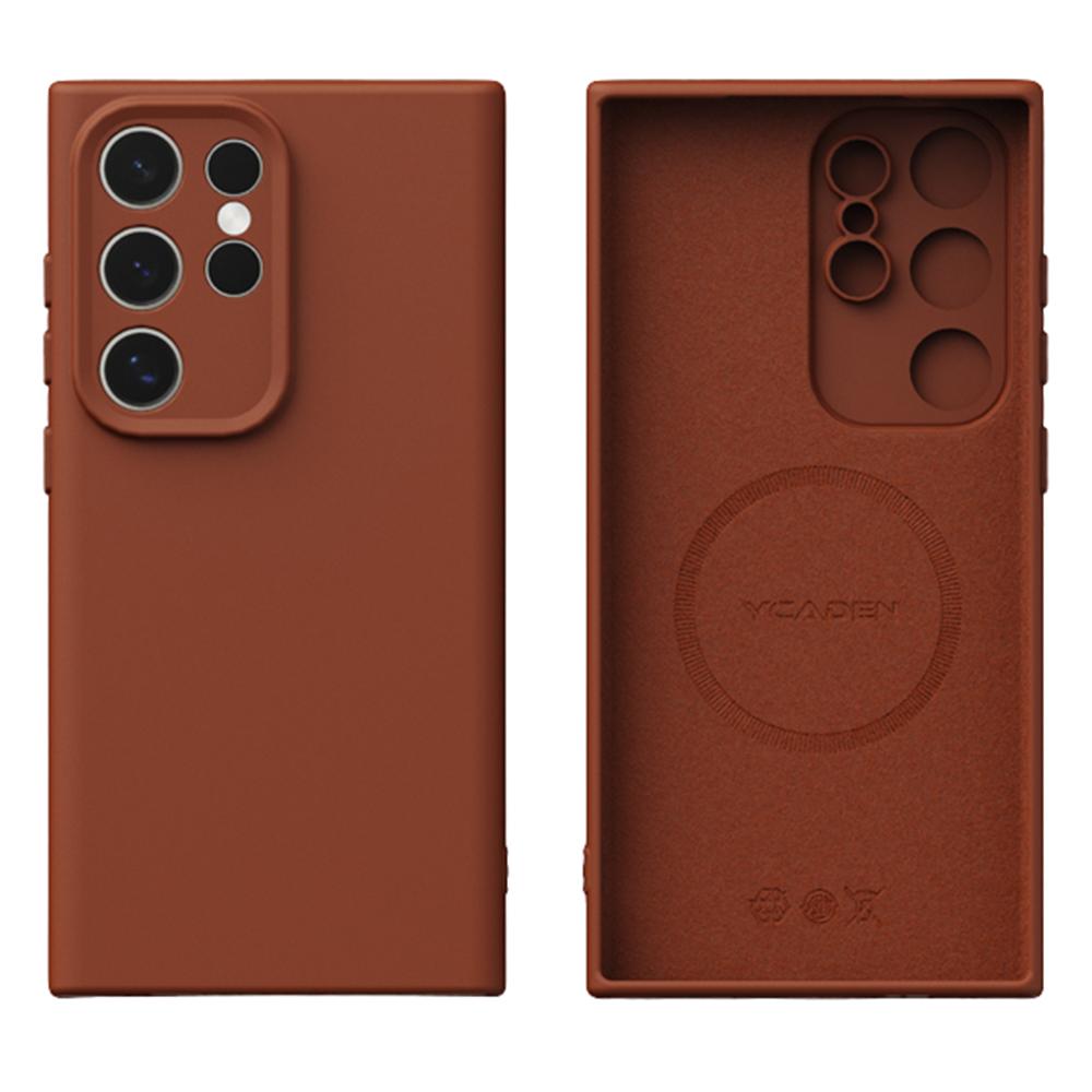 YCADEN For Samsung Galaxy S24 Ultra Case Compatible with MagSafe Precise Cutouts TPU Phone Back Cover