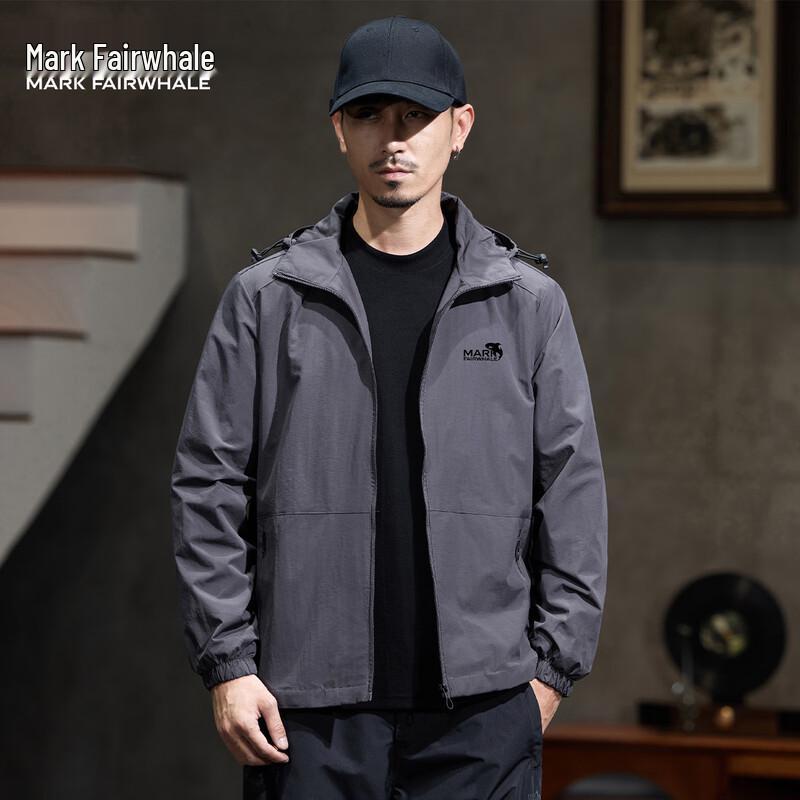 Mark Fairwhale Men's Casual Hooded Jacket