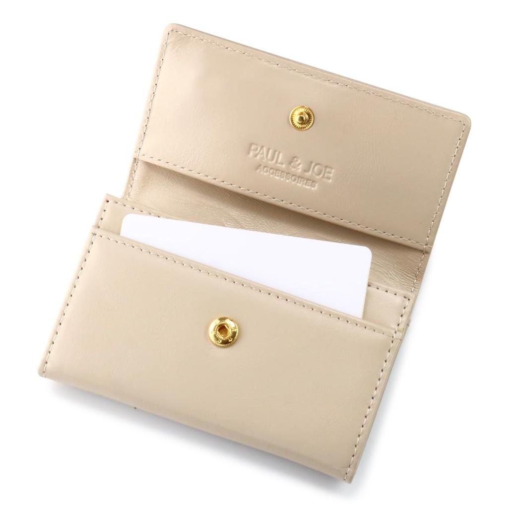 Paul Joe Genuine Leather Business Card Special Exclusive To Our Small Cat Face Metal Perfect for Celebrating New Greige & Accessories Case, Order,