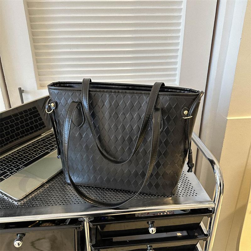 Commuting Fashion, Simple and Elegant, Work Commuting Bag, Women's Handbag, Large-capacity Single-shoulder Tote Bag