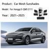For Hongqi E-QM5 2021~2025 E111 Car Sunshade Windshield Privacy Mesh Curtain Heat Insulation Sunscreen Visor Auto Accessories