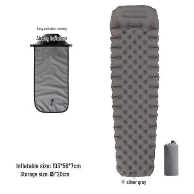 Portable Inflatable Camping Mat with Pillow
