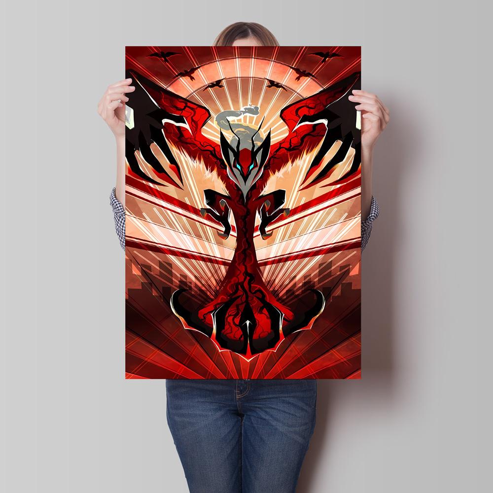 Classic Anime Character Pictures Pokemon Arceus Canvas Painting Wall Art Poster Home Children's Bedroom Decor Friends Gifts