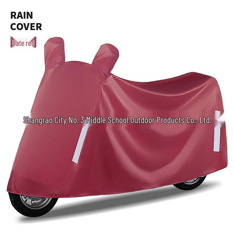 Electric Vehicle Rain & Sun Shield: Windproof, Dustproof, Full Motorcycle & Car Cover