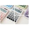 Mechanical Switch Calculator 12 Digits Large LCD Display Desktop Calculator Ergonomic Design Calculators for Teachers Students Office Home School