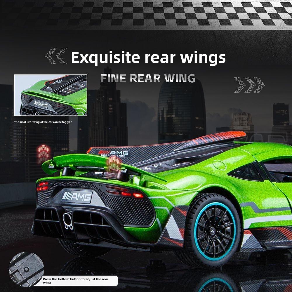 Mercedes Amg One Supercar Model 1:24 Alloy Toy With Inertia Control For Kids Collection
