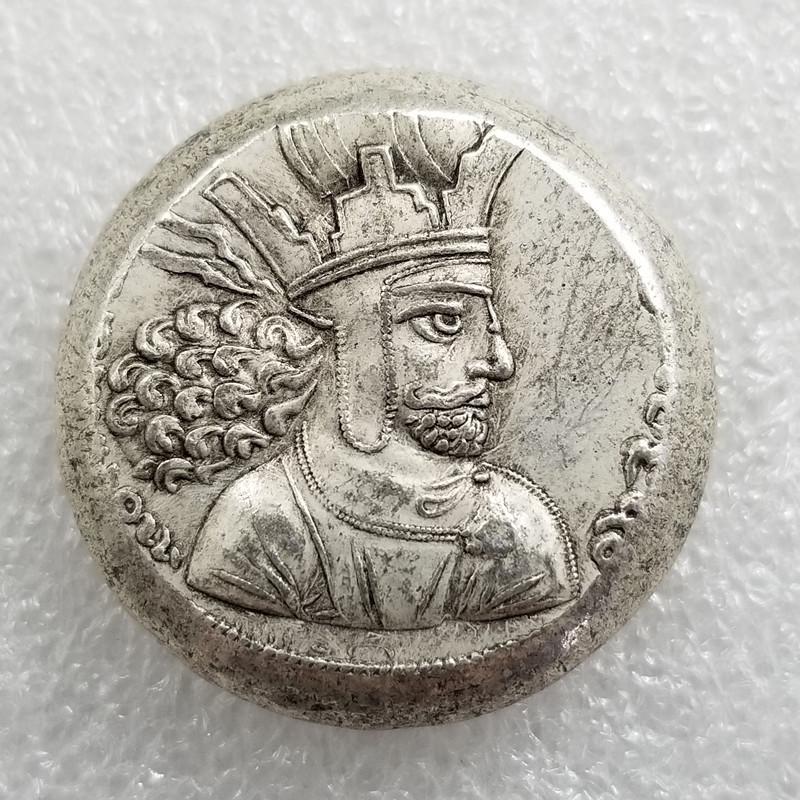 Antique Style Greek Coin Copper-Plated Silver Round #7017 No Variation медный