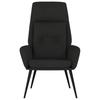 Relax Chair In Black Faux Suede Look
