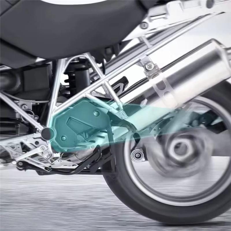 A16P-Motorcycle Accessories Exhaust Flap Cover Upper Frame Middle Side Panel For BMW R1200GS 2004-2012 R1200 GS ADV 2006-2013