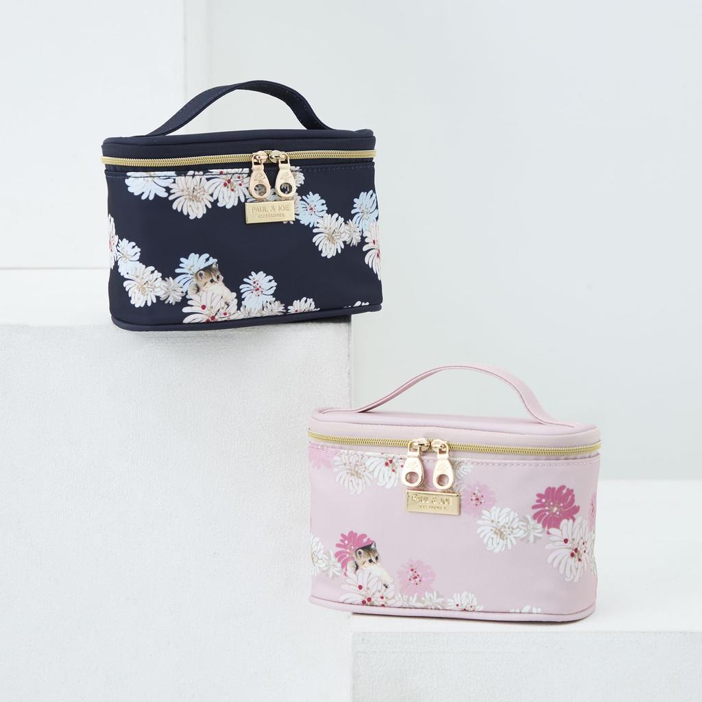 Paul Joe Accessoires Pouch With Handle Chrysantheme Nonette Navy & & PJA-P1353