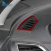 Real Soft Carbon Fiber Sticker LHD RHD Car Air Outlet Frame Side of Dashboard For Subaru Forester      2024