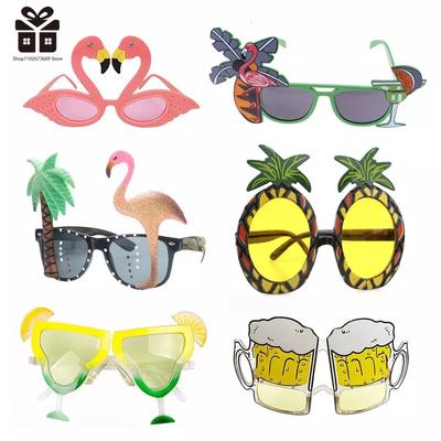 Party Sunglasses Funny Hawaiian Glasses Tropical Fancy Dress Props Fun Kids Party Favors Beach Themed Party Supplies Decoration