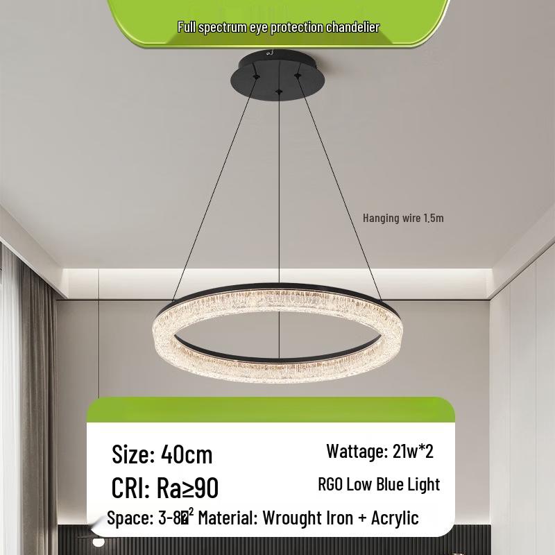 Modern Luxury Ring LED Pendant Light