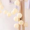 10/20 LED LED Baumwollkugel Lichterkette Wasserdichte Baumwollkugel Lampe Weihnachten Ostern Außenbereich