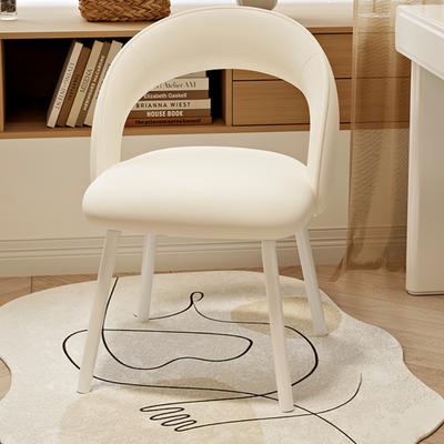 Velvet Rainbow Swivel Chair  Ergonomic Makeup Stool with Backrest Pressure-Relief Gaming Seat Luxury Nail Salon Adjustable Chair