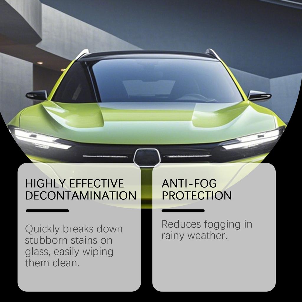Auto Fensterglasreiniger Keramik Glasbeschichtung Spray, Auto Windschutzscheibe Regendicht Politur 237ml
