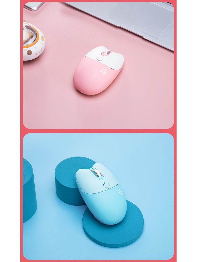 M3 Wireless Silent Mouse - Portable, Cute, and Stylish for Girls' Laptops and Office Use