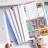 Rotating A4 File Folder 90 Degree Easy Open High Capacity for School Supplies Stationery Office Durable Creative Gift Desk Tool