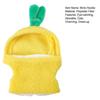 Felpe Uccelli Gialli Costume Cosplay Pappagallo Forma Ananas Tuta da Volo per Cenerino Parrocchetto Calopsitta Conuro Ondulato